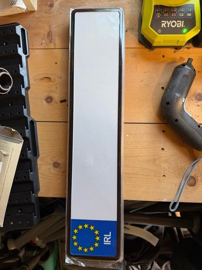 Blank Metal Registration Plates x 20