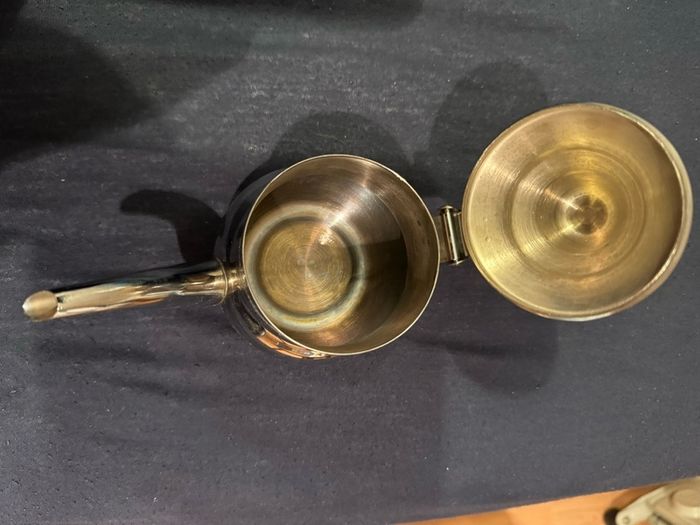 Silver teapot
