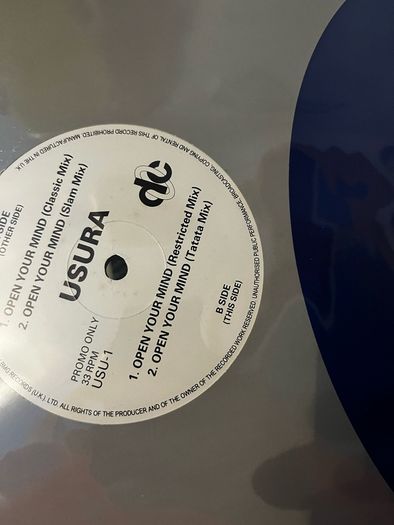 1992 USURA open your mind 12" vinyl