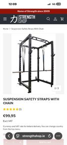 Squat Rack / Power Rack Safety Spotter Straps!