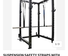 Squat Rack / Power Rack Safety Spotter Straps!