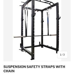 Squat Rack / Power Rack Safety Spotter Straps!