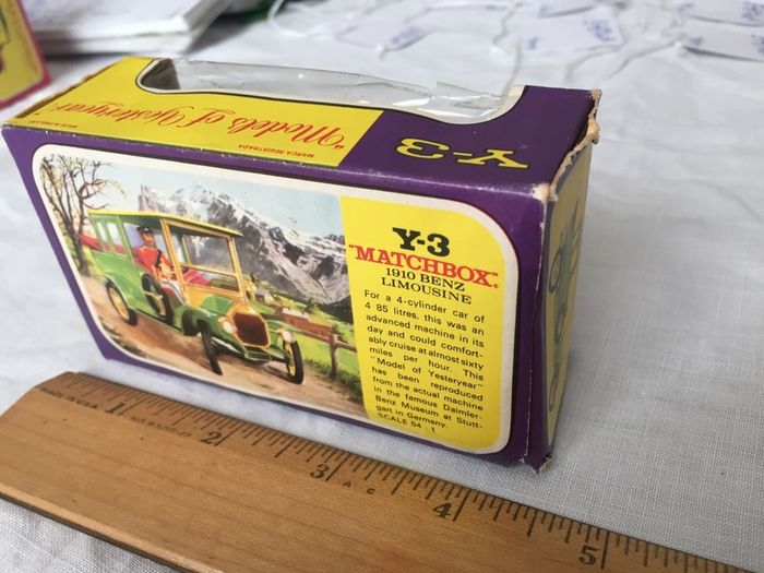 Matchbox models of yesteryear. Y-3. 1910 Benz Limousine. In original box.