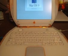 Vintage Apple iBook Clamshell G3 Orange Powerbook