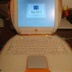 Vintage Apple iBook Clamshell G3 Orange Powerbook