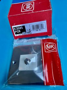 MK PCR K3585 "F" Type chrome plate satellite socket