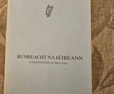 Bunreacht Na Heireann. Constitution Of Ireland. Paperback In Good Condition. See Photos For Same.