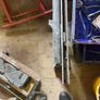Van Roof Ladder Rack with Rear Rollers - Gutter Mount - HiAce / Older Vans Image 2