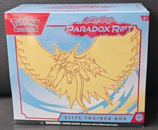 Pokemon TCG Scarlet and Violet Paradox Rift ETB Elite Trainer Box Brand New Sealed Roaring Moon