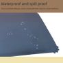 Silicone Pet Food Mat with Waterproof Material; Cat Feeding Mat with Raised Edges, Food-Grade Silicone Mat Image 5