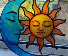 stunning Sun/Moon Suncatcher