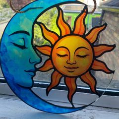 stunning Sun/Moon Suncatcher