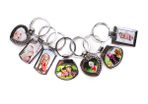 Personalised photo Metal keyrings