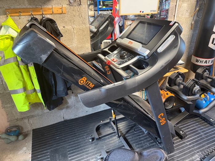 C-99 Commercial SMART Folding Treadmill with Incline 22 Inch Colour Screen