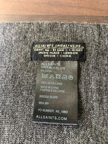 All Saints scarf