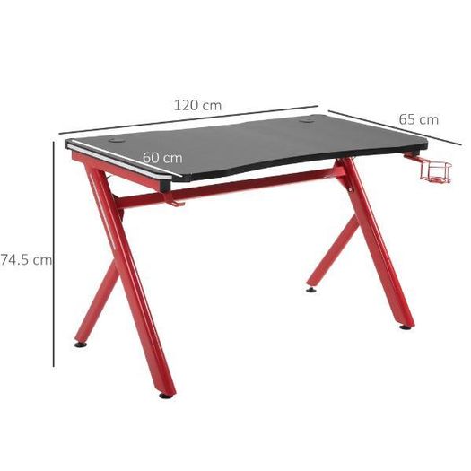 Gaming Desk with RGB LED Lights
