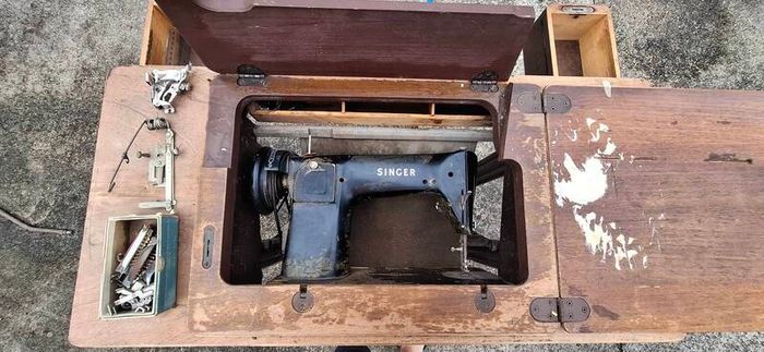Antique Singer sewing machines x 2
