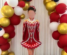 Irish dancing costume