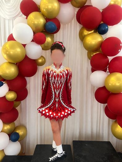Irish dancing costume