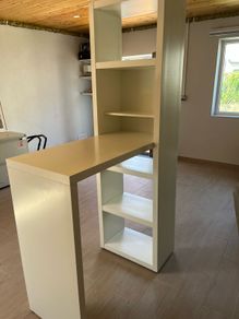 shelving with desk