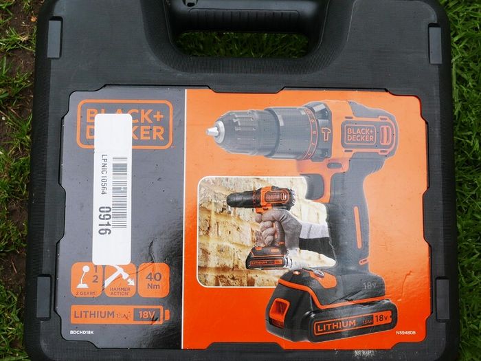 Black+Decker BDCHD18 cordless hammer drill