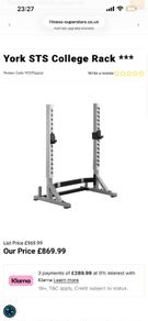 york sts collegiate rack