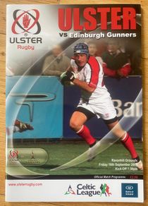 2005 Ulster v Edinburgh Gunners - Celtic League Programme
