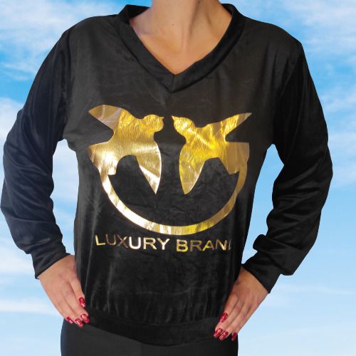 Velor sweatshirt