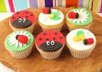 cupcake toppers farm animals ladybugs