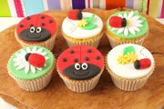 cupcake toppers farm animals ladybugs
