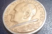 Vintage Catholic Pope V1 Paul's Pontifex Max Medal/Medallion