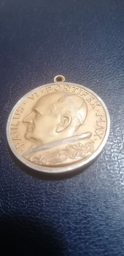 Vintage Catholic Pope V1 Paul's Pontifex Max Medal/Medallion