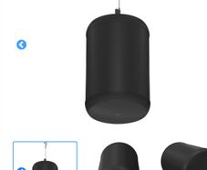 Pair of Tannoy  Outdoor Speakers Tannoy OCV 6 - 6" Coaxial Pendant Loudspeaker in Black