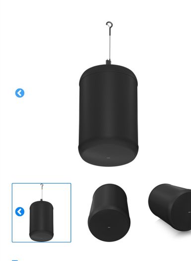 Pair of Tannoy  Outdoor Speakers Tannoy OCV 6 - 6" Coaxial Pendant Loudspeaker in Black