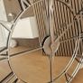 Mirrored Clock 80cm Image 4