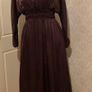dress New Zara Wine silky/satin finish . Image 2