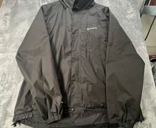 Sprayway Sidewinder Black Outdoor Jacket Water Resistant Hiking - Size L
