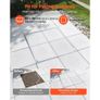 Manhole Cover with Frame, 600 x 600mm Invisible Recessed Septic Tank Access Covers, Aluminum Alloy Embedded Drain Channel Inspection Cover Image 6