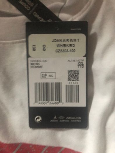 Nike Jordan AIR T shirt size xxl