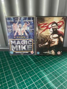 2 DVDs Magic Mike and 300