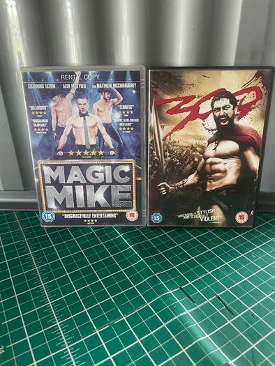 2 DVDs Magic Mike and 300