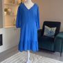 Ladies Vibrant Blue Polka Dot Dress from F&F Image 4