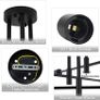 Modern Light Fixture Sputnik Chandeliers 6 Light E27 Mid Century Ceiling Light Fixture Industrial Semi Flush Mount Pendant Light for Office Living Room Bedroom Dining Kitchen (FREE POSTAGE) Image 4