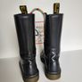 Dr Martens 1914 14 hole 1C14 black yellow foot mid calf boots UK4 EU37 US6 Image 6