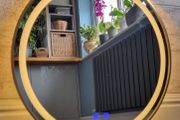 LED Bathroom Mirror Antifog Demister Round 60cm