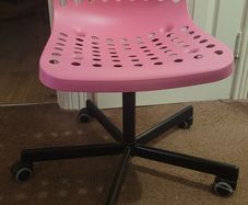 Pink Ikea Desk Chair