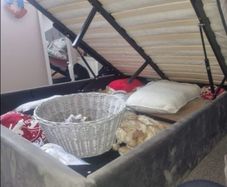 ottoman double bed