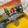 Jurassic World Imaginext Final Confrontation Dinosaur and Figure Pack New Damaged Box Please Look at the pictues Image 6