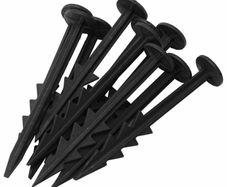 Plastic Garden Pegs - Ground Anchors for Weed Membrane