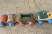 Wooden German made stacking train set